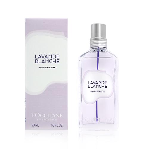 LOCCITANE歐舒丹  白薰衣草淡香水 50ml- (附專櫃紙袋)