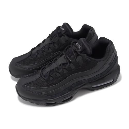 Nike 休閒鞋Air Max 95 Essential 男鞋黑全黑復古拼接氣墊全黑運動鞋