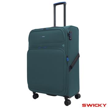 【SWICKY】28吋 復刻都會系列旅行箱/行李箱(湖水綠)