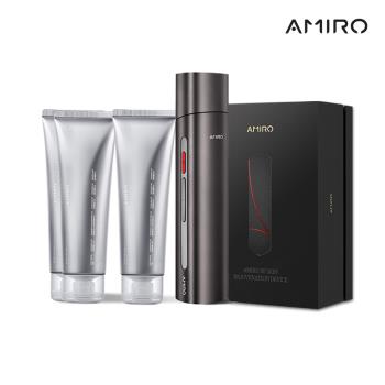 【AMIRO】時光機拉提美容儀 R1 PRO(贈專用凝膠1條) + 保濕柔嫩精華凝膠 2入/全平面設計/匯入儀/美顏儀/修復細紋/搭配凝膠雙重促滲