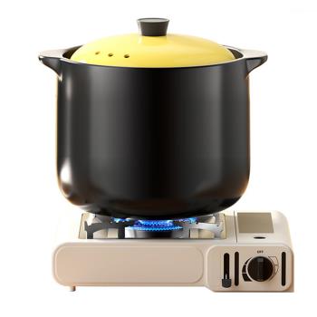 CS22 燉鍋家耐高温陶瓷煲湯鍋4.5L(煲仔飯砂鍋)