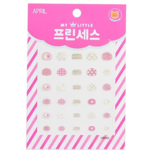 April Korea 公主系列兒童指甲貼紙 - # P012K1pack