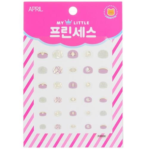 April Korea 公主系列兒童指甲貼紙 - # P013K1pack