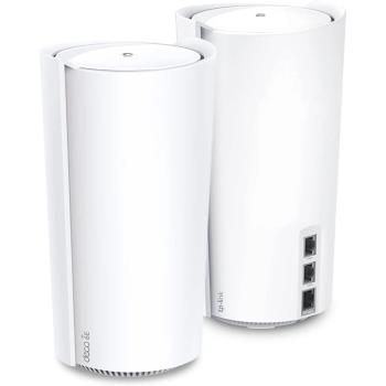 TP-LINK Deco XE200 二入組 AXE11000 三頻 Mesh Wi-Fi 6E 系統 無線網狀路由器 完整家庭Wi-Fi系統