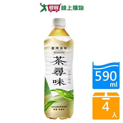 黑松茶尋味臺灣春茶590MLx4入【愛買】