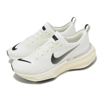 Nike 慢跑鞋 Wmns ZoomX Invincible Run FK 3 女鞋 白 黑 針織 運動鞋 DR2660-102