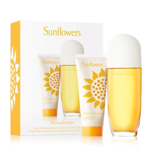 Elizabeth Arden 雅頓SUNFLOWER香氛經典組(香水100ml+身體乳100ml