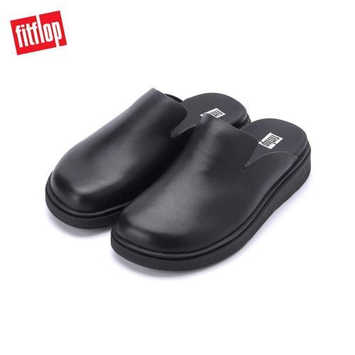 FITFLOP GEN-FF LEATHER MULES 穆勒鞋 全黑 6212-14497 女鞋