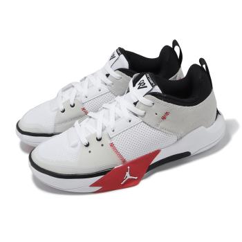 Nike 籃球鞋 Jordan One Take 5 PF 男鞋 白 紅 氣墊 威少 忍者龜 麂皮 運動鞋 FD2336-106