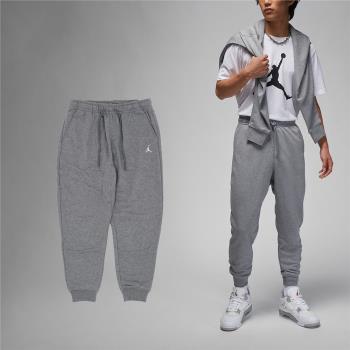 Nike 長褲 Jordan Essentials 男款 灰 白 毛圈布 抽繩 喬丹 棉褲 褲子 FQ7762-091