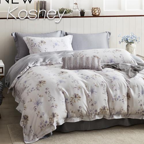 KOSNEY   春華嫣然    雙人100%天絲TENCEL四件式兩用被床包組