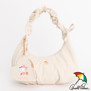 Hello Kitty - Arnold Palmer - 肩揹包附長背帶 Marshmallow系列 - 卡其色
