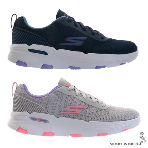 Skechers 慢跑鞋 女鞋 Go Run 7.0 藍/灰【運動世界】129333NVTL/129333GYLV