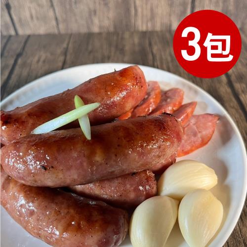【五星主廚阿常師】金門高粱酒香杏鮑菇香腸3包組