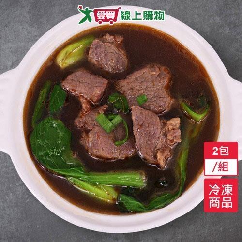 紅龍牛肉湯2包/組(450G/包) 【愛買冷凍】