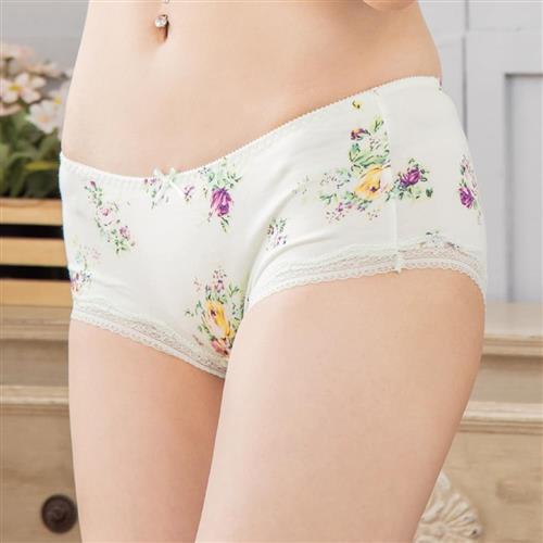 【羅絲美 Rosemaid】滿園花舞平口褲 - 甜草綠【76112-40】