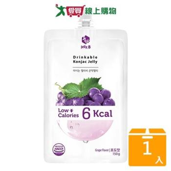 JELLY.B 低卡蒟蒻果凍紫葡萄味150G【愛買】