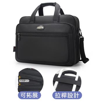 【Azaer】經典商務公事包 筆電包 男包 商務包 手提包 電腦包(肩揹包 斜揹包 側揹包)