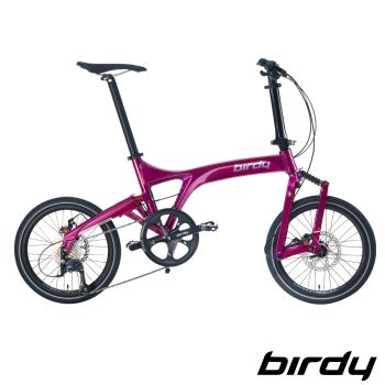Birdy NewBirdy(Ⅲ)Standard Disc 9SP 9速18吋碟煞前後避震折疊車/鳥車-限量電極紫