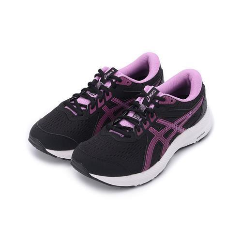 ASICS GEL-CONTEND 8 限定版舒適慢跑鞋 黑/蘭花紫 1012B320-005 女鞋 鞋全家福