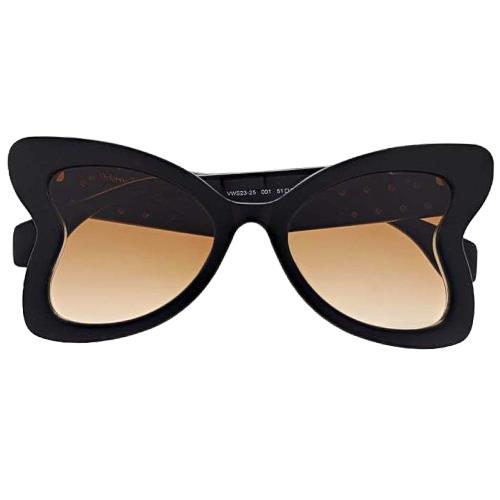 【Vivienne Westwood】ATHALIA蝴蝶 太陽眼鏡/墨鏡(黑色) VW5019001AC 001