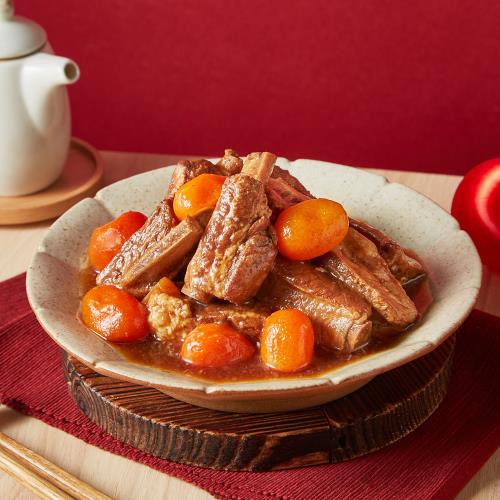 現+預[真心台菜]金棗燒子排500g(2組)(含運)