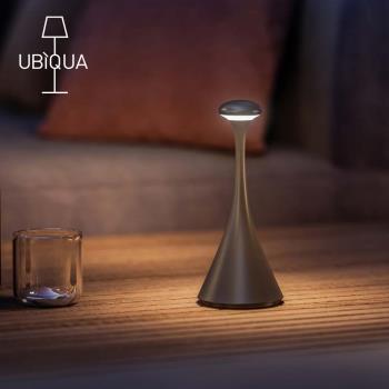 義大利UBIQUA Pinup 摩登曲線風USB充電式檯燈(小款)-多色可選