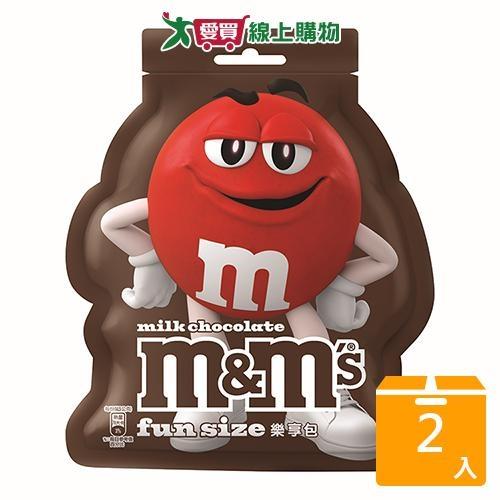 M&amp;MS牛奶巧克力樂享包182G【兩入組】【愛買】