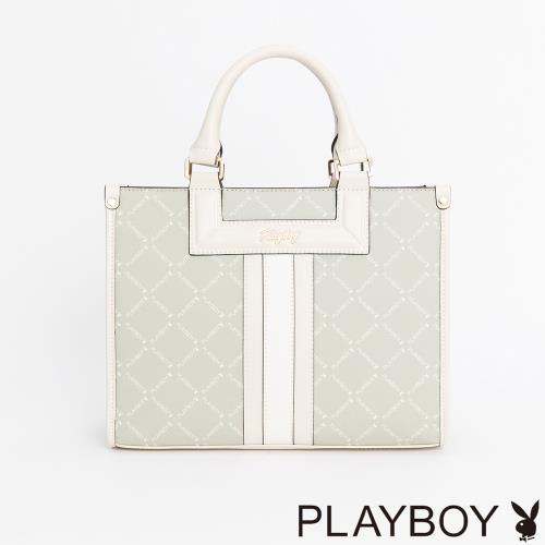 PLAYBOY - 手提包附長背帶 Lucky Bunny系列 - 綠色