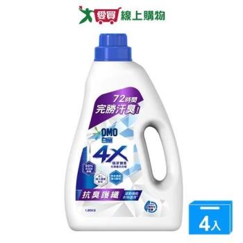 白蘭4X極淨酵素抗病毒洗衣精抗臭護纖1.85kgx4入(箱)【愛買】