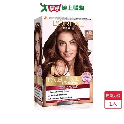 優媚霜三重護髮染髮霜 5.15 巧克力棕【愛買】
