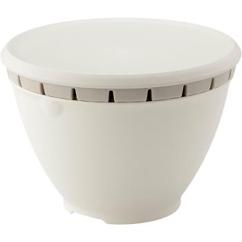 RISU 日本製 多用途帶蓋瀝水籃L號 2.6L 廚房用品 洗菜籃 濾水籃 瀝水 可微波 調理盆 料理碗 備菜