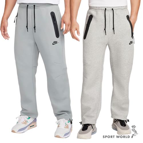 【下殺】Nike 男裝 長褲 科技棉 Tech Fleece 拉鍊口袋 褲腳可調 灰綠/灰【運動世界】FB8013-330/FB8013-063