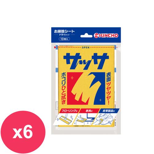 日本金鳥SASSA萬用三層雙面擦拭巾10枚入x6包