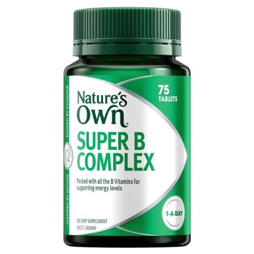 自然澳 [授權銷售代理商] Natures Own自然澳複合維生素B群 - 75粒75pcs/box