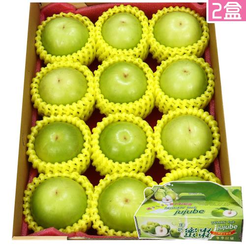 愛蜜果 屏東高樹蜜棗12-15粒禮盒 共兩盒 (約3斤/每盒)