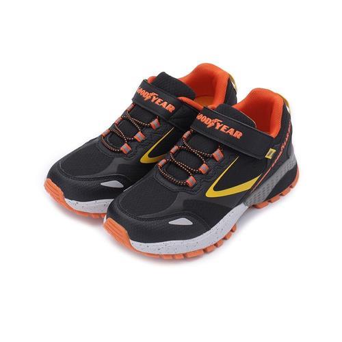 GOODYEAR 野趣冒險防潑水越野魔鬼氈慢跑鞋 黑 GAKR38610 大童鞋 鞋全家福