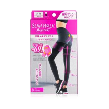 SlimWalk 運動壓力襪 (吸汗快乾) - #黑色 (尺寸:細至中碼)1pair