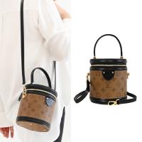 Louis Vuitton LV M43986 CANNES 經典Monogram化妝箱兩用圓筒包