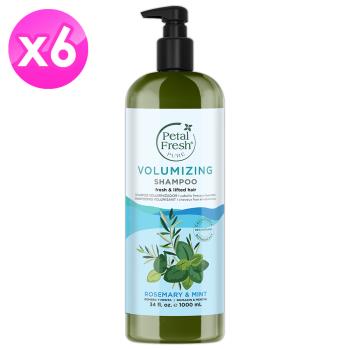 Petal Fresh沛特斯 迷迭香薄荷豐盈洗髮精1000ml/34oz x6瓶