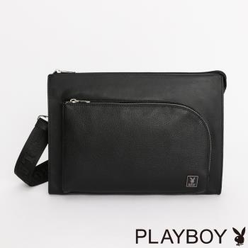 PLAYBOY - 大斜背包 Macho系列 - 黑色