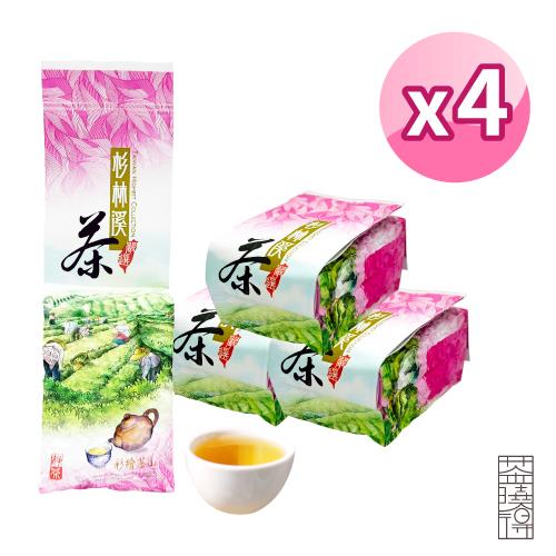 【茶曉得】杉林溪甜香輕焙烏龍茶4件組（1斤）