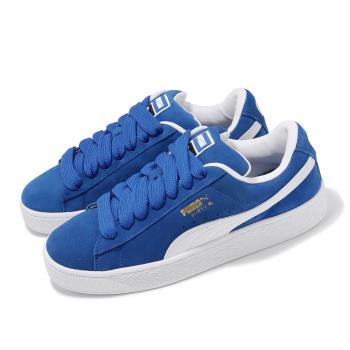 Puma 休閒鞋 Suede XL 男鞋 女鞋 藍 白 麂皮 復古 板鞋 情侶鞋 39520501