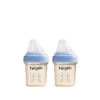 【hegen】金色奇蹟PPSU多功能方圓型寬口奶瓶 150ml 雙瓶組