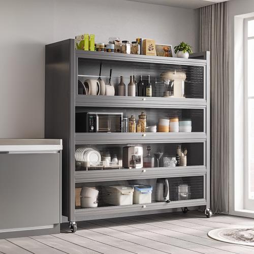 HappyLife 防塵碳鋼翻門櫃 加寬款 五層120公分 Y11556