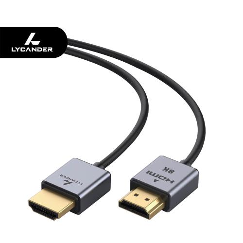 Lycander  HDMI 2.1 8K 高畫質極細認證影音傳輸線 (1.5M)