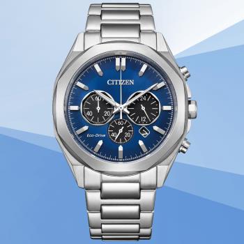 CITIZEN星辰 Chronograph系列 時尚光動能計時腕錶 CA4590-81L