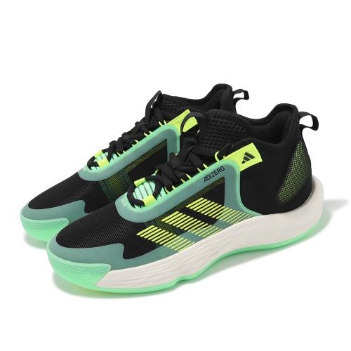 adidas 籃球鞋 Adizero Select 男鞋 黑 綠 緩衝 中筒 支撐 透氣 運動鞋 愛迪達 IE9263