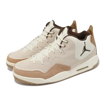 Nike 休閒鞋 Jordan Courtside 23 男鞋 奶茶色 米白 喬丹 麂皮 復古 FQ6860-121