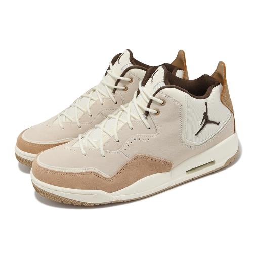 Nike 休閒鞋Jordan Courtside 23 男鞋奶茶色米白喬丹麂皮復古FQ6860